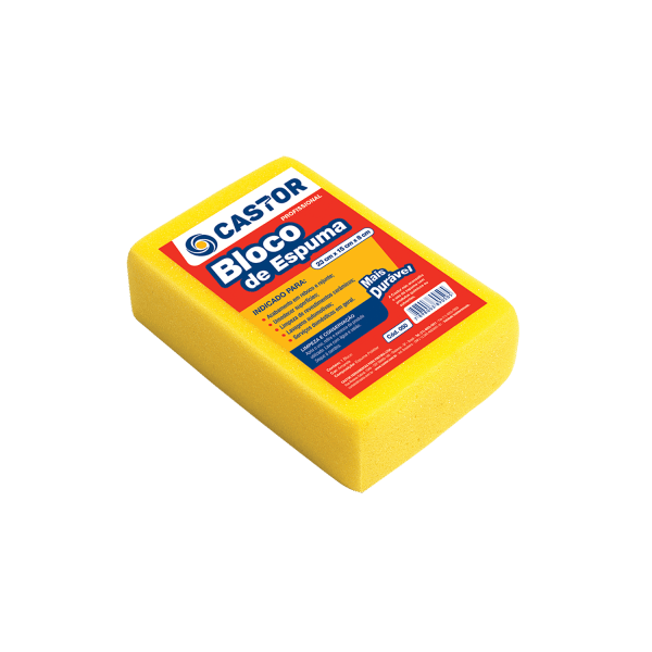 Bloco de Espuma Amarelo