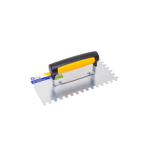 Desempenadeira Aço Dentada<br>Prática Cabo Plástico Dente 8
