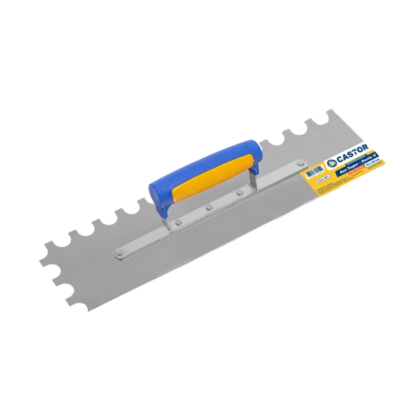 Desempenadeira Aço Dentada<br>Cabo Reforçado Dente U